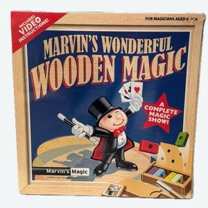 2/$50 NEW Marvin's Wonderful Wooden Magic Set (Ages 6-106)